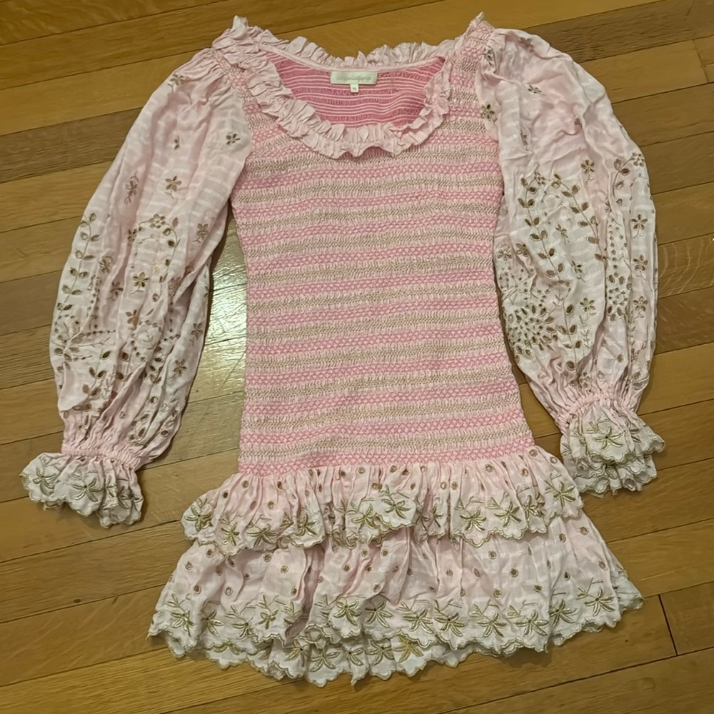 Love shack fancy mini dress